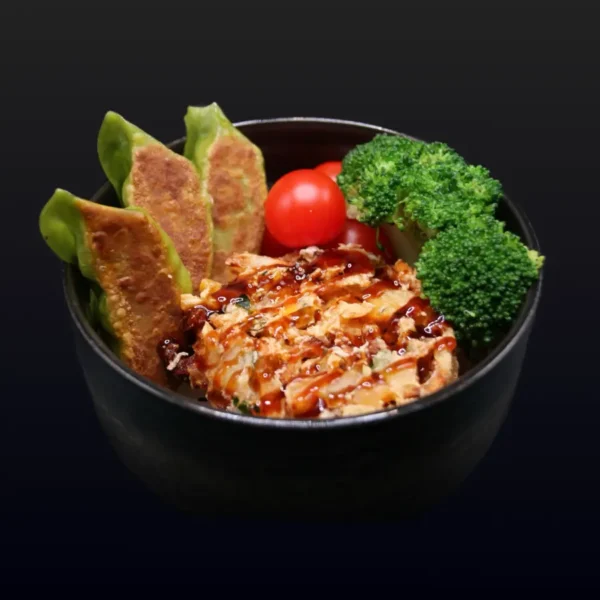 G5) GEMÜSE TEMPURA-GYOZA-DON